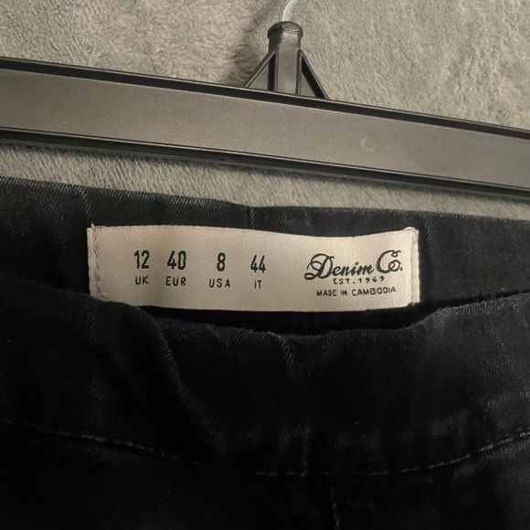 2/$25 🎉 DENIM & CO black jeggings size 12 - Picture 5 of 6